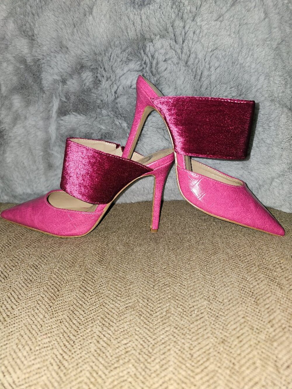 Sassy Pink Mules